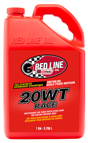 Red Line 10205 Red Line Race Спортивное моторное масло 20WT 5W20 gallon/3,8 л. (4шт)