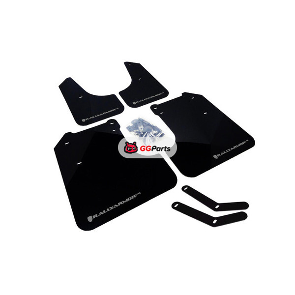 Rally Armor MF6-UR-BLK/GRY Rally Armor UR Брызговики черные с серым логотипом Subaru WRX 2008-2010