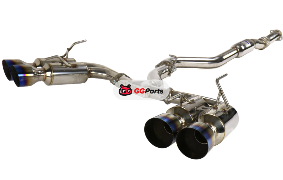 Invidia HS08ST5GM4ST INVIDIA R400 Gemini Cat-Back Выхлопная система (титановые насадки) Subaru STI GR 2008-2014 Hatchback/WRX GH 2011-2014 Hatchback