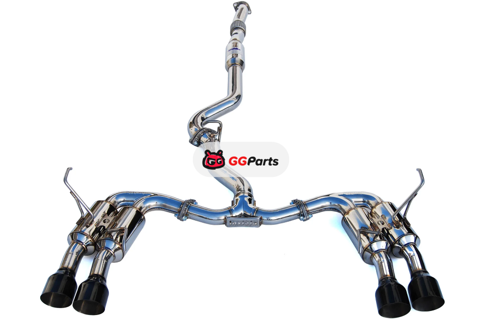 Invidia HS15STIGM4SB INVIDIA R400 Gemini Cat-Back Выхлопная система (черные насадки) Subaru WRX/STI VA 2015-2021
