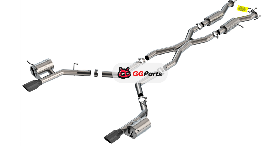 Borla 140886BC BORLA ATAK Cat-Back Выхлопная система (черные насадки) Dodge Durango SRT Hellcat 6.2L V8 2021/2023/2024