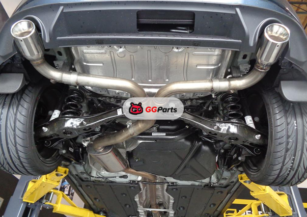 Magnaflow 19435 MagnaFlow Touring Cat-Back Выхлопная система (полированные насадки) Volkswagen Golf 7.5 GTI L4 2.0L 2018-2021