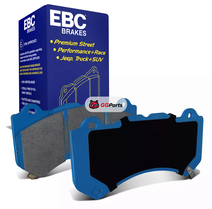 EBC DP51853NDX EBC Bluestuff Комплект передних тормозных колодок (диск 380x34мм) Dodge Durango 5.7L/SRT 6.4L 2018–2026/Jeep Grand Cherokee SRT 6.4L 2011–2021