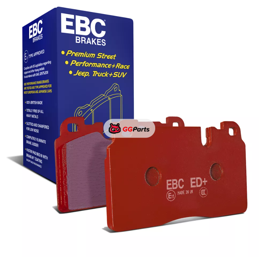 EBC ED93151 EBC Orangestuff Extra Duty Комплект задних тормозных колодок (диск 308x24мм) Ford Bronco 2.3L/2.7L 2021-2026/Ranger 2.3L/2.7L 2019-2026/Ranger Raptor 3.0L 2024-2026