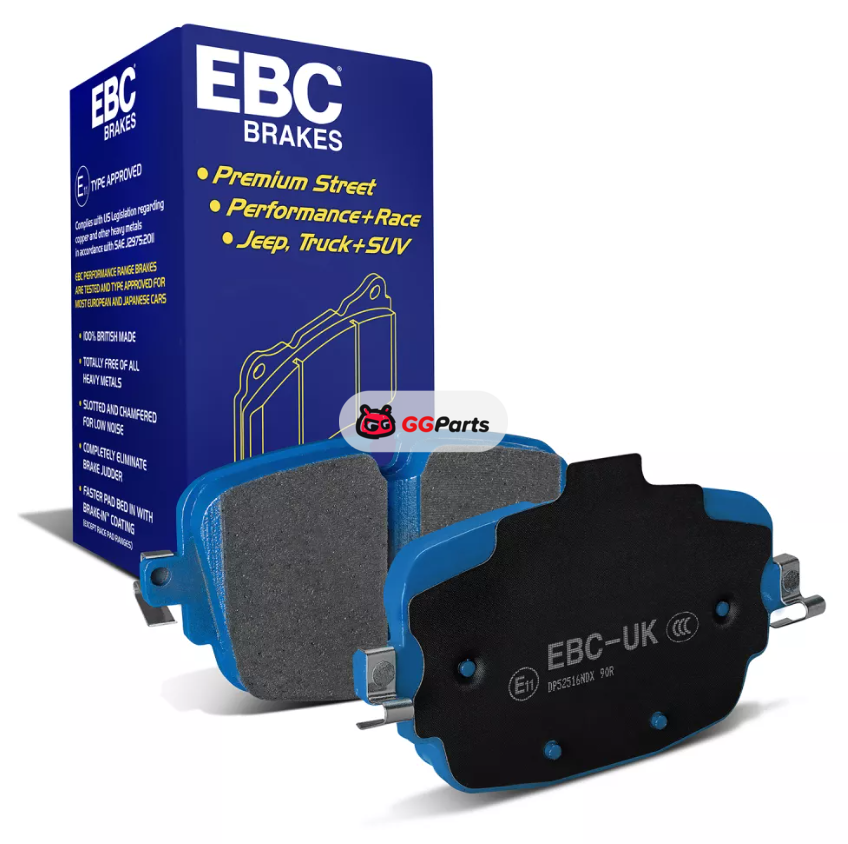 EBC DP52516NDX EBC Bluestuff Комплект задних тормозных колодок (диск 370x30мм) AUDI RS6 C8/RS7 4K/RSQ8 4M 2020+